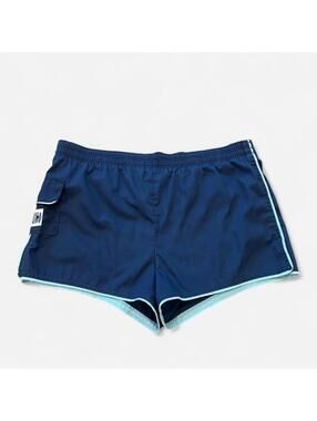 Vintage Laguna Swim Shorts Y2K Surf Blue Athletic Swim Trunks